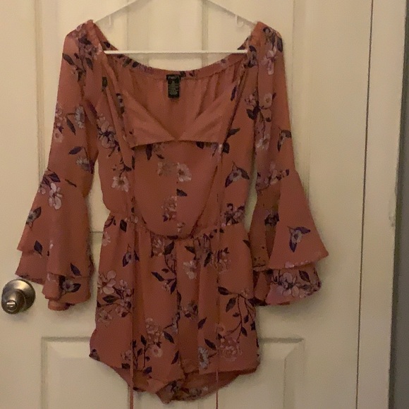 Pants - Rue 21 Floral Pink Romper